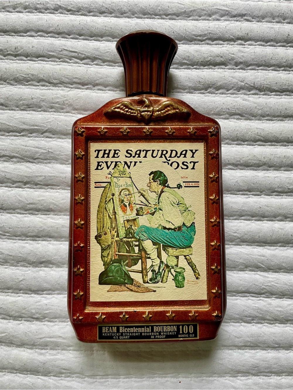Vintage 1976 Jim Beam Bicentennial Bourbon Decanter (Empty)